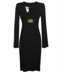 모스키노 여성 원피스 Moschino J0459 0533 DOUBLE SMILEY... Moschino J0459 0533 DOUBLE SMILEY LOGO ENVERS SATIN Dress   Black N05