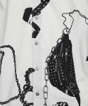 모스키노 남성 셔츠 Moschino J0217 7059 GRAPHIC PRINT LONG... 셔츠 Moschino J0217 7059 GRAPHIC PRINT LONG SLEEVE COTTON Shirt   Grey