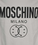 모스키노 남성 티셔츠 Moschino J0725 2041 SMILEY LOGO PRINT... 티셔츠 Moschino J0725 2041 SMILEY LOGO PRINT T shirt   Grey NB24