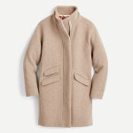 wool J5536 SANDSTONE | 트렌비 제이크루 코트 울 Cocoon coat... Italian stadium-cloth wool J5536 SANDSTONE | 트렌비 | www.trenbe.com