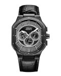 제이비더블유-다이아몬드 18k 남성 시계 10 YR Anniversary Saxon 0.16 ctw Diamond and 18K Gold-plated Mens Watch JB-6101L-10A JB... 