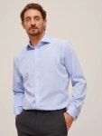 존루이스앤파트너스-트윌 슬림 핏 셔츠 화이트 Non Iron Twill Slim Fit Shirt, White 4911330 | 트렌비 존루이스앤파트너스... 