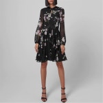Tulip Dress 860197 Black/Rose P095 | 트렌비 지암바티스타발리-드레스 Tulip Dress 860197 Black/Rose P095 | 트렌비 | www.trenbe.com