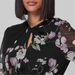 Tulip Dress 860197 Black/Rose P095 | 트렌비 지암바티스타발리-드레스 Tulip Dress 860197 Black/Rose P095 | 트렌비 | www.trenbe.com