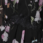 Tulip Dress 860197 Black/Rose P095 | 트렌비 지암바티스타발리-드레스 Tulip Dress 860197 Black/Rose P095 | 트렌비 | www.trenbe.com
