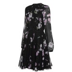 Tulip Dress 860197 Black/Rose P095 | 트렌비 지암바티스타발리-드레스 Tulip Dress 860197 Black/Rose P095 | 트렌비 | www.trenbe.com