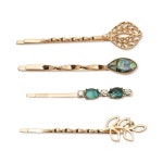 론나앤릴리-크리스탈 바비 Gold-Tone 4-Pc. Set Pave Crystal & Imitation Pearl Bobby Pins 13843837 | 트렌비 론나앤릴리... 