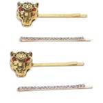 아이앤씨인터내셔널컨셉트-바비 4-Pc. Gold-Tone Pave & Lion Head Bobby Pin Set, Created for Macys 13136792 | 트렌비... 