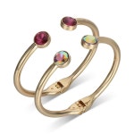 아이앤씨인터내셔널컨셉트-스톤 커프 Gold-Tone 2-Pc. Set Stone Cuff Bracelets, Created for Macys 12963973 | 트렌비... 