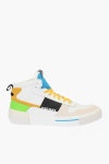디젤-가죽 탑 스니커즈 패브릭 레더 leather and fabric S-DESE MG MID high top sneakers 385365 | 트렌비 디젤-가죽 탑... 