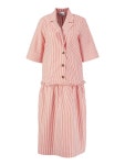 가니-여성 드레스 gathered placket 미디 셔츠 F6836 099 /9 | 트렌비 가니-여성 드레스 gathered placket 미디 셔츠 F6836 099 /9... 