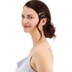 아이앤씨인터내셔널컨셉트-크리스탈 하트 바비 2-Pc. Gold-Tone Crystal Heart Bobby Pin Set, Created for Macys 12950778... 
