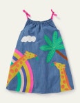 보덴-샴브레이 드레스 Chambray Giraffe Dress G3224BLU | 트렌비 보덴-샴브레이 드레스 Chambray Giraffe Dress G3224BLU... 