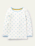 Puff Sleeve Applique T-shirt G3130LBL | 트렌비 보덴-퍼프 슬리브 티셔츠 Puff Sleeve Applique T-shirt G3130LBL | 트렌비 | www.trenbe.com