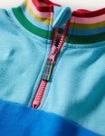 보덴-탑 Colourblock Half-zip Top G3157AQU | 트렌비 보덴-탑 Colourblock Half-zip Top G3157AQU | 트렌비 | www.trenbe.com