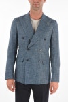 꼬르넬리아니-컬렉션 블레이저 CC COLLECTION side vents peak lapel REWARD double-breasted blazer 401614 | 트렌비... 