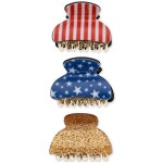 차터클럽-레드 화이트 블루 별 헤어 6-Pc. Set Red, White & Blue Star Hair Barrettes, Created for Macys 13834284 | 트렌비... 