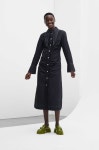 Placket Midi Dress F6836 Black | 트렌비 가니-슬릿 미디 드레스 Gathered Placket Midi Dress F6836 Black | 트렌비 | www.trenbe.com