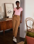 보덴-브이넥 티셔츠 Supersoft Ruched V-neck Tee J0843SPK | 트렌비 보덴-브이넥 티셔츠 Supersoft Ruched V-neck Tee J0843SPK... 
