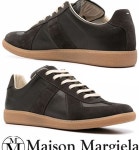 메종마르지엘라-가죽 스니커즈 로우 페이크 레더 MM22 Faux Leather Low Sneakers 345491 | 트렌비 메종마르지엘라-가죽... 