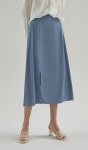 에이리프-켈리 슬릿 가죽 베이지 Kelly H-line slit leather skirts BEIGE 736 | 트렌비 에이리프-켈리 슬릿 가죽 베이지... 