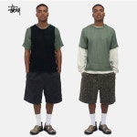 스투시-숏 레오파드 비치 쇼츠 반바지 올리브 2컬러 STUSSY LEOPARD BEACH SHORT 6801182112 | 트렌비 스투시-숏 레오파드 비치... 
