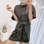 무료배송 꾸안꾸 레이어드 묶음 맨투맨 원피스2color 무료배송 꾸안꾸 레이어드 묶음 맨투맨 원피스2color - 브리치