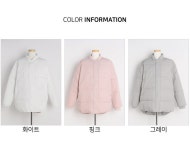 J2692 시보리넥 웰론 점퍼 엄마옷 중년여성패딩 J2692 시보리넥 웰론 점퍼 엄마옷 중년여성패딩 - 브리치