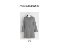 J2557 진주지퍼 잔체크 코트 엄마옷 중년여성의류 J2557 진주지퍼 잔체크 코트 엄마옷 중년여성의류 - 브리치