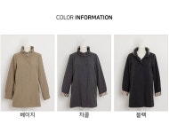 J2862 체크배색 스트링넥 코트 엄마옷 중년여성의류 J2862 체크배색 스트링넥 코트 엄마옷 중년여성의류 - 브리치