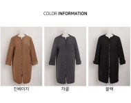 J2884 라운드 누빔 코트 엄마옷 중년여성의류 J2884 라운드 누빔 코트 엄마옷 중년여성의류 - 브리치