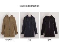 J2881 밴딩소매 스트링후드 코트 엄마옷 중년여성의류 J2881 밴딩소매 스트링후드 코트 엄마옷 중년여성의류 - 브리치