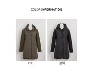 J2890 다이아퀼팅 후드 누빔 코트 엄마옷 중년옷 J2890 다이아퀼팅 후드 누빔 코트 엄마옷 중년옷 - 브리치