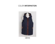J2921 체크배색 후드 퍼 베스트 털조끼 엄마옷 중년옷 J2921 체크배색 후드 퍼 베스트 털조끼 엄마옷 중년옷 - 브리치