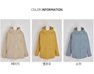 J2961 핀턱 반후드 점퍼 엄마옷 중년여성의류 J2961 핀턱 반후드 점퍼 엄마옷 중년여성의류 - 브리치