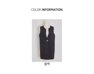 J2962 골드버튼 베스트 조끼 엄마옷 중년여성의류 J2962 골드버튼 베스트 조끼 엄마옷 중년여성의류 - 브리치