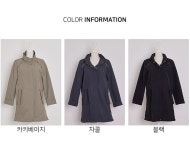 J2970 징 스트링넥 옆지퍼 코트 엄마옷 중년여성옷 J2970 징 스트링넥 옆지퍼 코트 엄마옷 중년여성옷 - 브리치