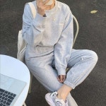 여성 캐주얼 운동 홈웨어 데일리 조거 트레이닝 세트 여성 캐주얼 운동 홈웨어 데일리 조거 트레이닝 세트 - 브리치