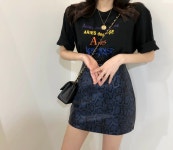 블레모 레터링 루즈핏 반팔 티셔츠 (2color) 블레모 레터링 루즈핏 반팔 티셔츠 (2color) - 브리치