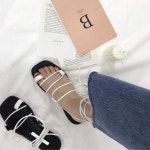 사선 스트랩 샌들 [오예마켓] 사선 스트랩 샌들 [오예마켓] - 브리치