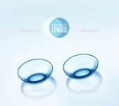 Contact Lenses by _Lonely_ | GraphicRiver Contact Lenses