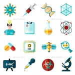 Science Icons Set  by macrovector | GraphicRiver Science Icons Set 