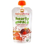(Happy Baby), 오가닉 베이비 푸드, 푸짐한 식사, 야채 및 쇠고기 메들리, 7 개월 이상, 단계 3, 4 온스 (113 그램) - iHerb.com Nurture...