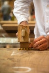 A Nakashima-Inspired Walnut Bench with Unusual Details - Core77 A Nakashima-Inspired Walnut Bench with Unusual Details  - Core77