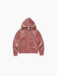 [빌보드스타일]Daily velvet hood zip-up_Pink [W CONCEPT]