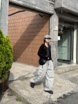 세이안드 [SYND] 포포 크롭 후드 나시set - 4 color