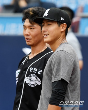 [포토] 김기태 아들 김건형과 심정수 아들 심종원