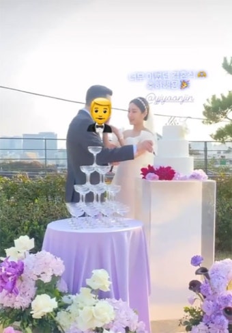 윤진이, 22일 한옥 야외 결혼식…'듬직+훈훈외모' 금융맨 남편 공개 [SC이슈]