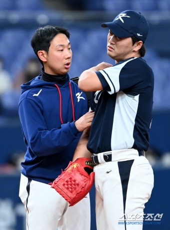 고우석 홈 개막전 등판 가능? 이미 한번 불펜피칭했다. 실전없이 바로 콜업 가능[수원 코멘트]