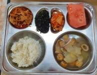 급식풍경<식생활관<진천여자중학교 진천여자중학교